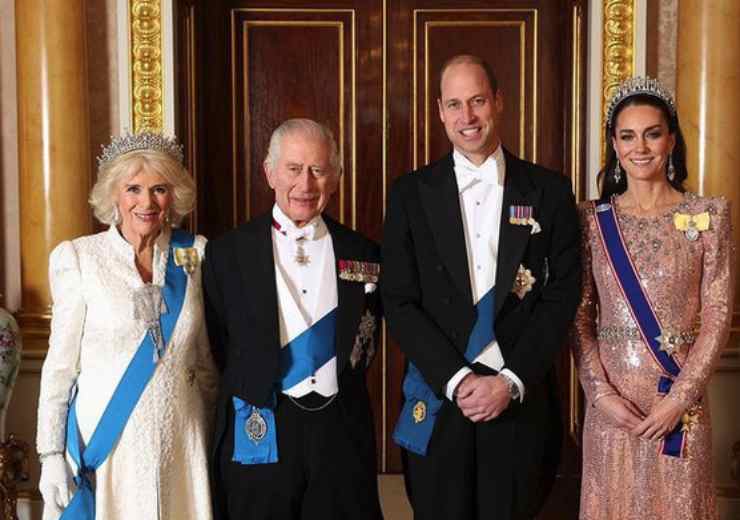 Il royal family order indossato da Kate Middleton