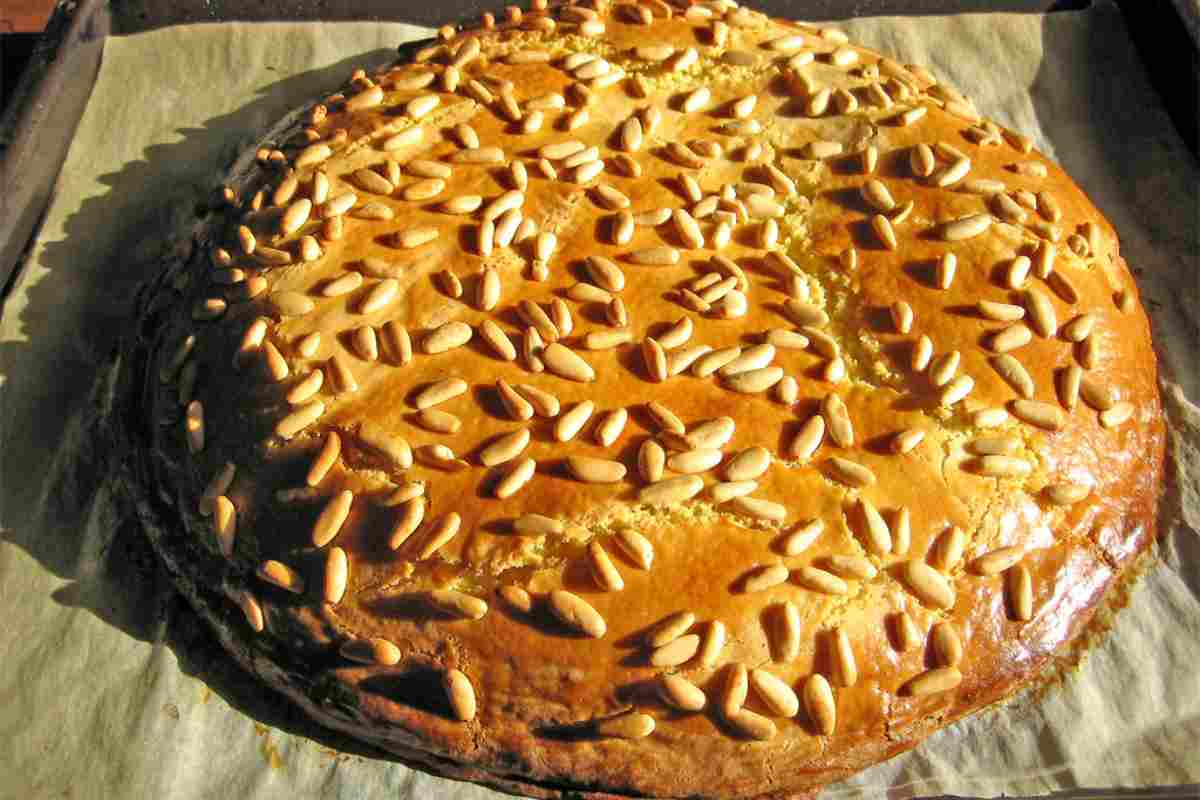 torta della nonna in 10 minuti